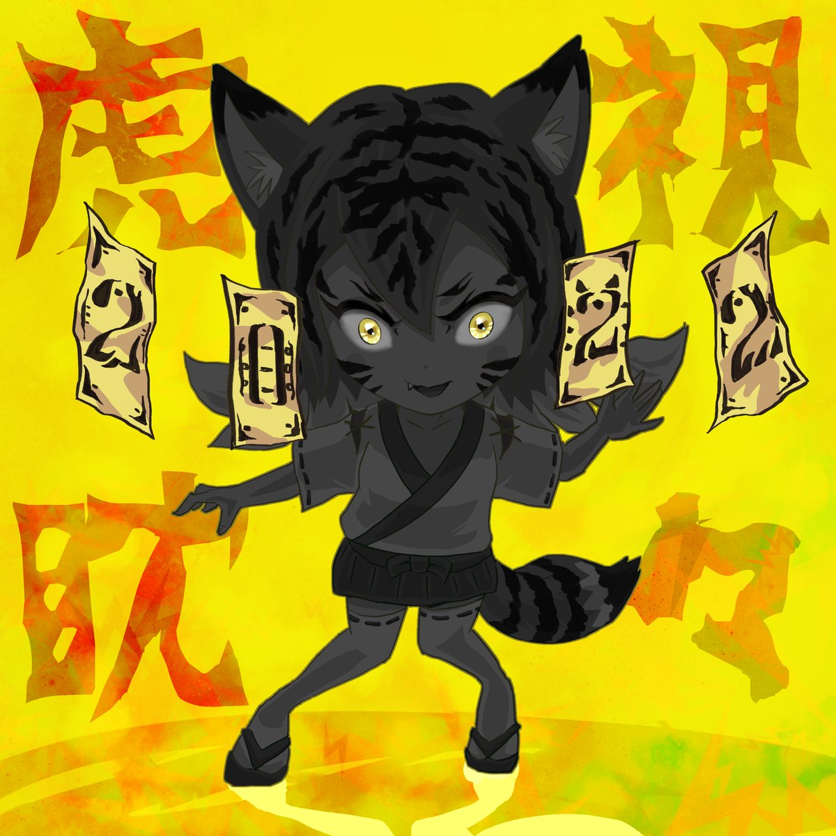 821pix's tweet photo. Giveaway！#ninjart　

・虎ノ威借ル宇迦 16名
・虎視眈々の宇迦　3名
・🌈二次祈願宇迦　3名

2022なので計22名にGiveaway！

〆1/7（金）～ 20:22
✅フォロー@821pix &amp; @CryptoNinja_NFT
✅RT
✅リプ欄にETHアドレス
Please reply your ETH address.

#NFTgiveaway #NFTGiveaways https://t.co/NAsMONyTiS