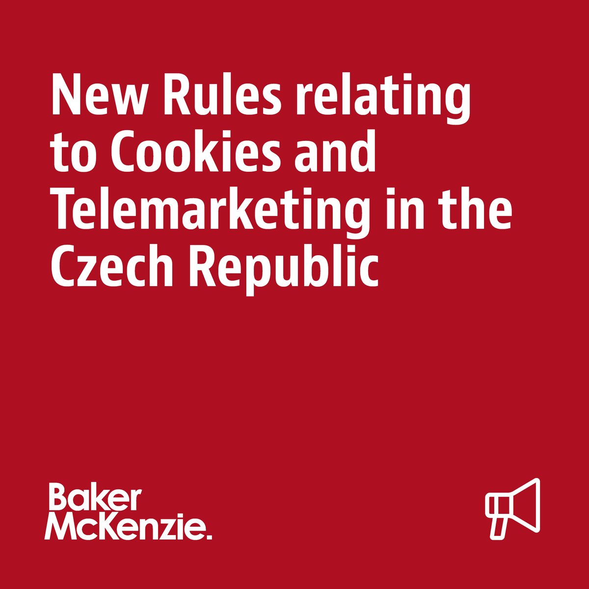 BakerPrague's tweet photo. From the start of 2022 an opt-in is generally required for cookies &amp; telemarketing in the Czech Republic. Read more on this topic in our latest alert by Milena Hoffmanová &amp; Lenka Bešťáková here: https://t.co/I3XxAgfXHw  
#cookies #telemarketing #optin #dataprotection #ePrivacy https://t.co/nDMpcubUiQ