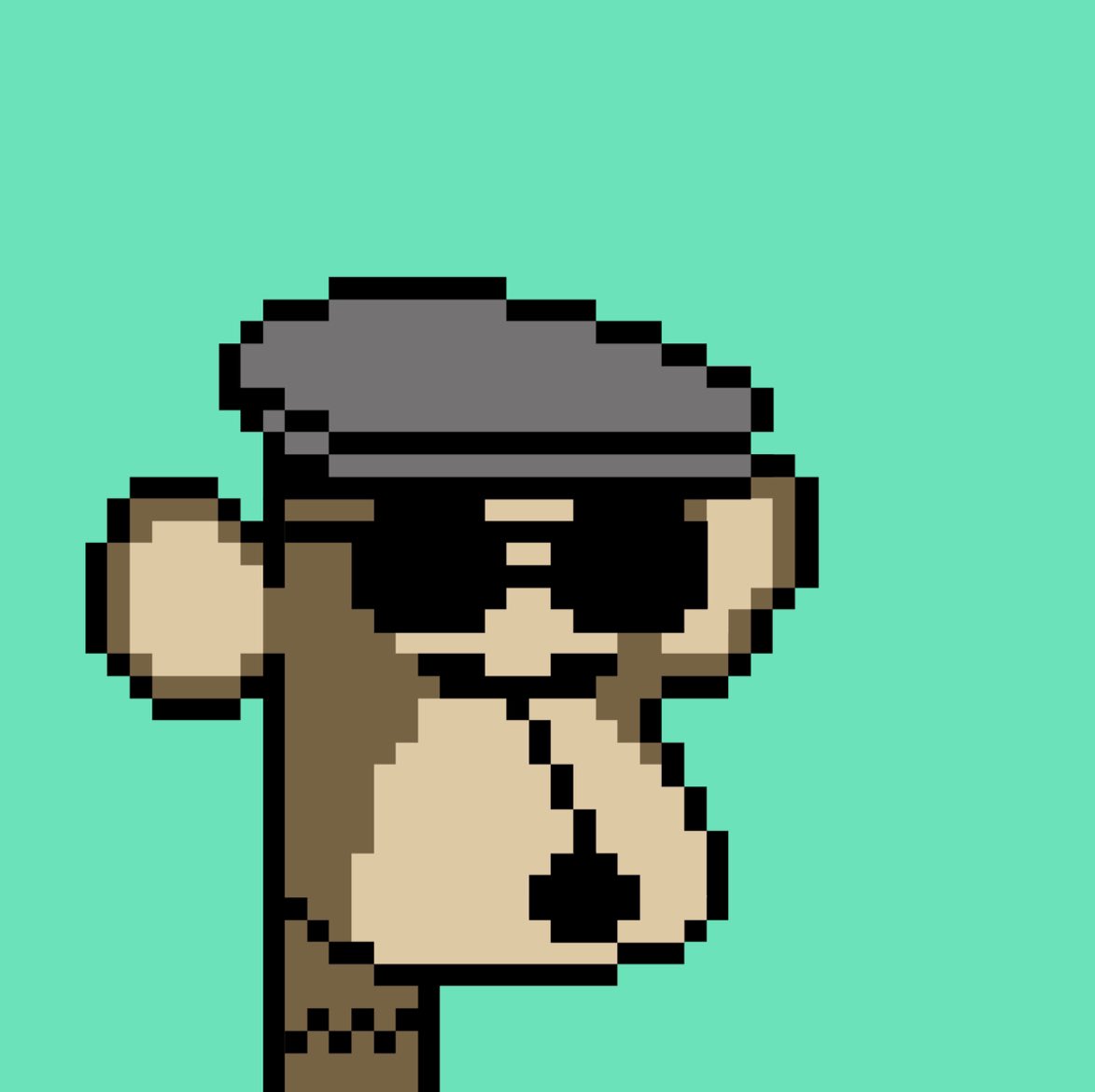 10kBugz's tweet photo. Just got my first NFT 🥳 shoutout to @BasicBoredApe for this cool artwork 😎 https://t.co/XzVhn3v9hx