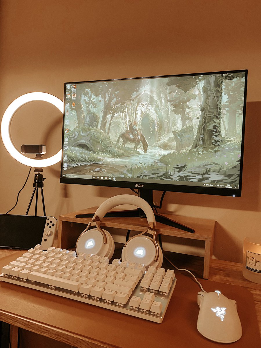 my monitor is here, and I’m not disappointed

#pcgaming #cozygaming