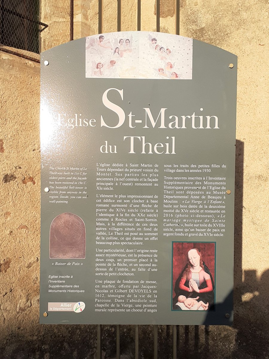 MartineCONORD's tweet photo. Eglise #LeTheil @Allierdpt
#CantonSouvigny
#Patrimoine
@03attractivite @PAC1515 @Auvergne @auvergnerhalpes @monumentum_fr https://t.co/ekaqPrp20F