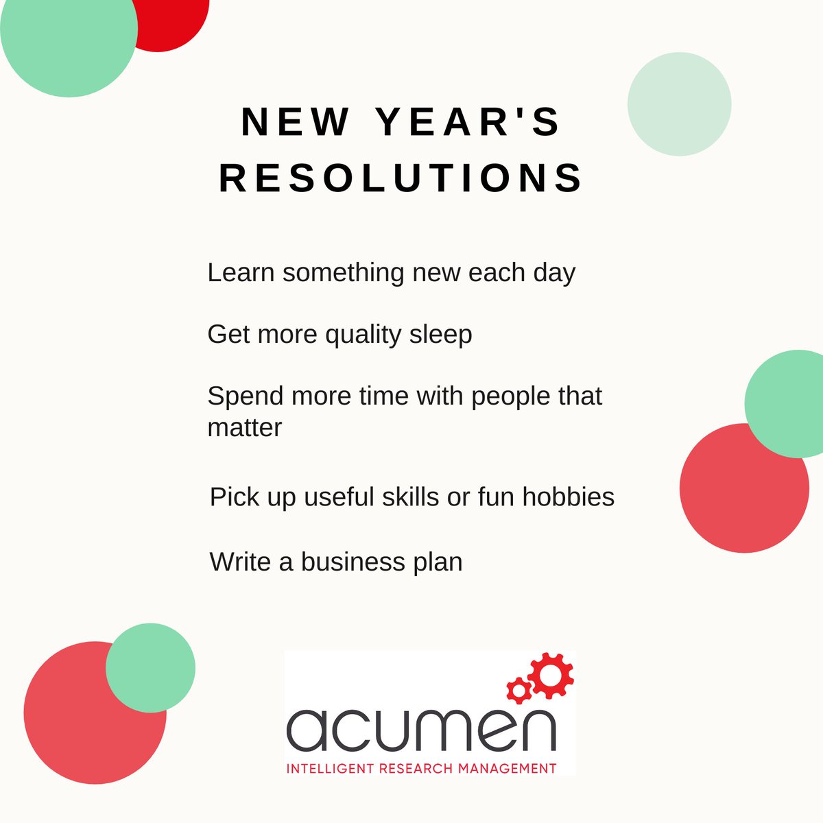 What is your new year's resolution in year 2022?