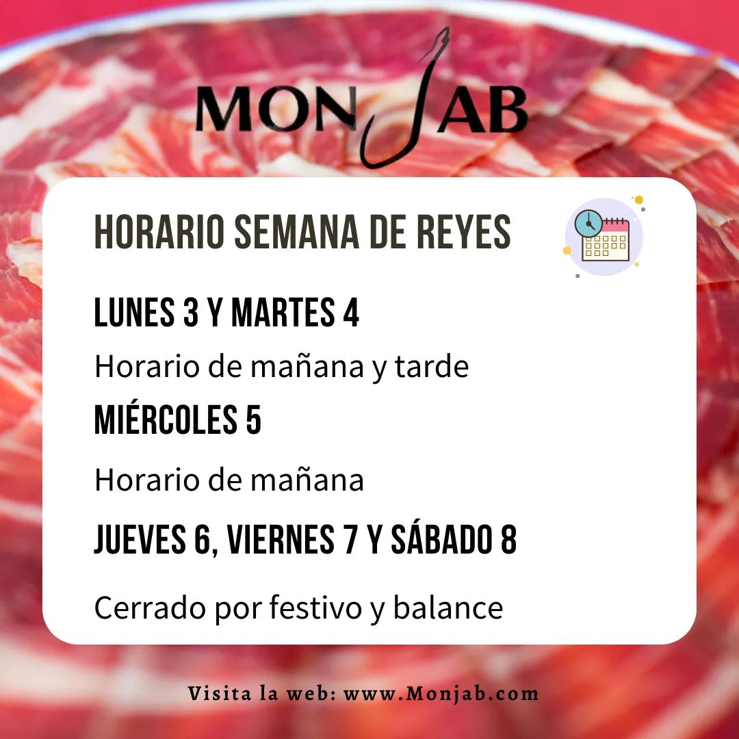 monjab__'s tweet photo. Te recordamos nuestro horario para esta semana. Organiza tu agenda y ven a comprar a #Monjab. 😉

🛒 https://t.co/SQxGAW2vNC
☎️ 955 972 726
📌 Avda. José Fernández Ruiz Nº 32, Lebrija.

#TDSGastro https://t.co/fs5bh8uIsk
