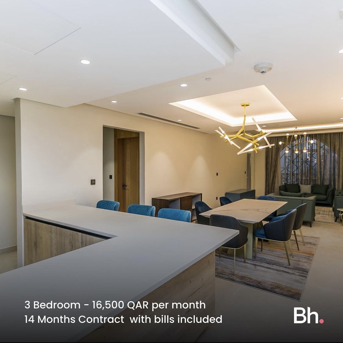 BetterHomesQa's tweet photo. Brand New 3 Bedroom Apt. For Rent in
The Pearl
This attractive 3 bedroom flat is a fully-furnished facing the sea view, boasts a generous living space and well equipped kitchen and bathroom suites.
Call us on 4444 5499  #Qatar #Qatar2022 #qatarnews #قطر #قطر2022 https://t.co/ThdGTrYl6t