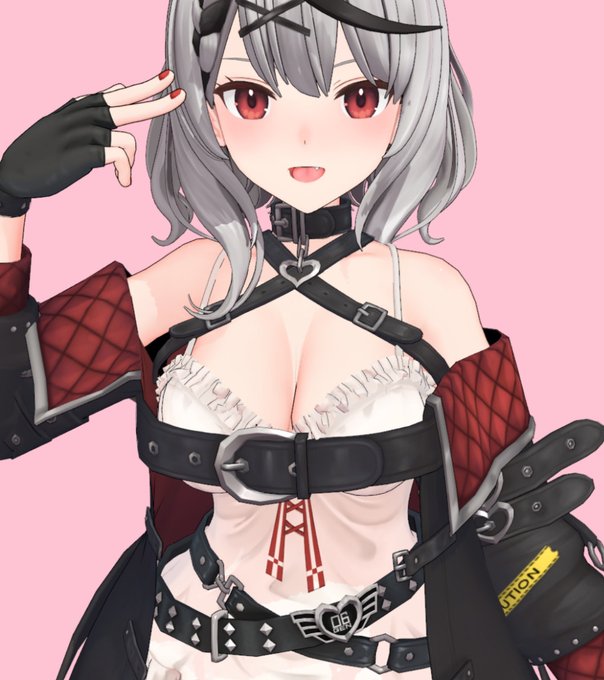 ・上着テクスチャ描き
・ウェイト調整中
テクスチャを描いてウェイトの変な所を修正してます～🤗
上着はある程度どうしても貫通したりするので
諦めつつウェイトが変な所を直したり物理を入れたりしてます 