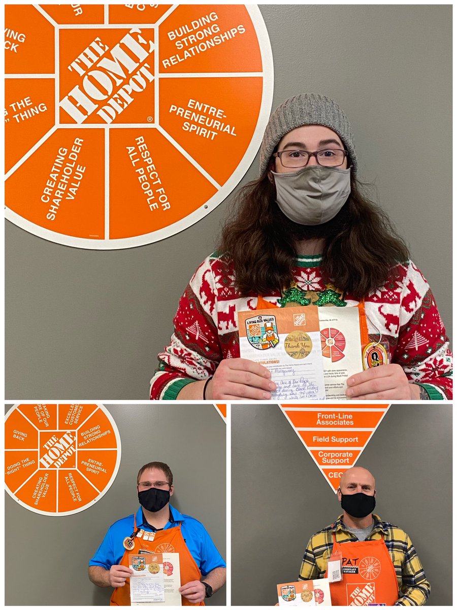 District Staff recognized these 3 for going above &amp; beyond in taking care of their 2 peers &amp; maintaining high store standards! Thank You!! We have the best team members! #loveyourpeople #storestandards