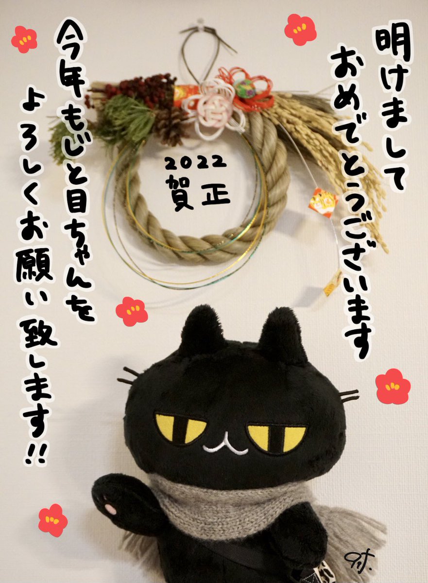 今年もじと目ちゃんをよろしくお願いしますー!🐈‍⬛
#じと目ちゃん 