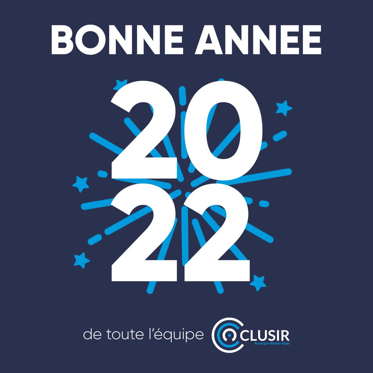 CLUSIR Auvergne-Rhône-Alpes (@clusir_ara) on Twitter photo 🎉 Très belle année 2022 de toute l'équipe du CLUSIR🎉 🎉 Très belle année 2022 de toute l'équipe du CLUSIR🎉