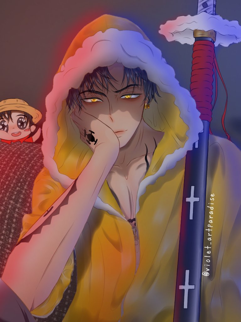 thunn_yamone's tweet photo. I like young version of law too<3 I know the lighting is a bit off, just bear with it, this is my first time drawing this kind of stuff:')
#ONEPIECE #trafalgarlaw #fanart https://t.co/1lASjAJ8pZ
