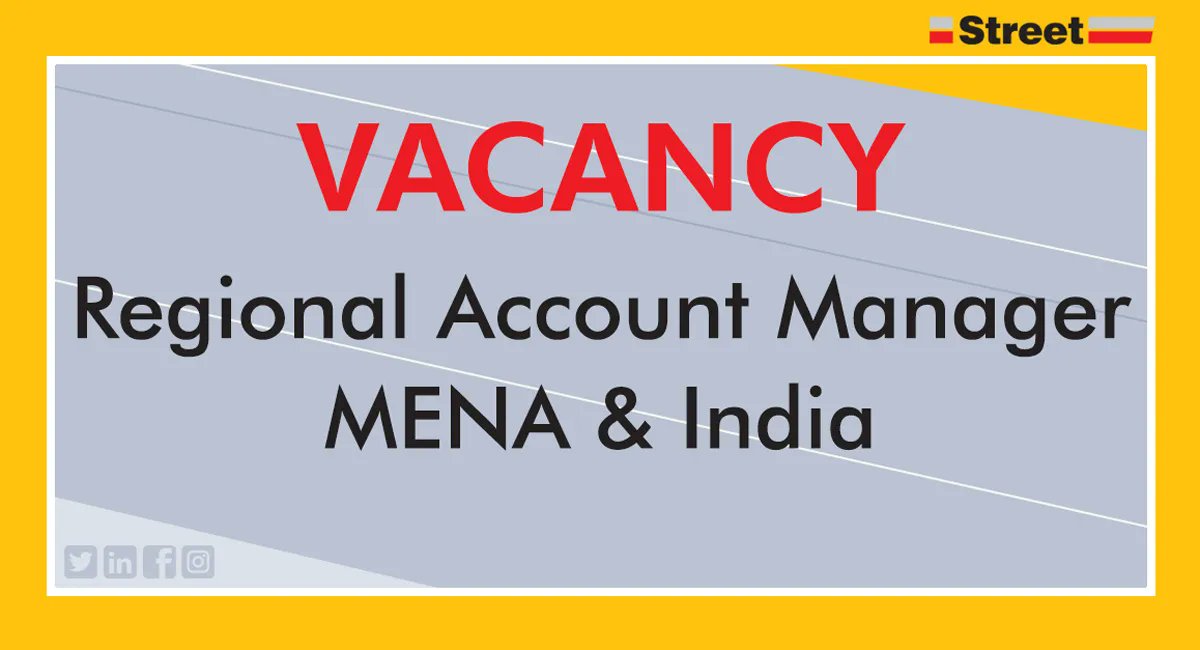 ** VACANCY ** Exciting opportunity for an experienced Account Manager for our Middle East, North Africa and India territories.
bit.ly/3pNXW1b
#vacancy #careers #jobs #businessdevelopment #sales #middleeast #india #africa #recruitment #travel #overseas