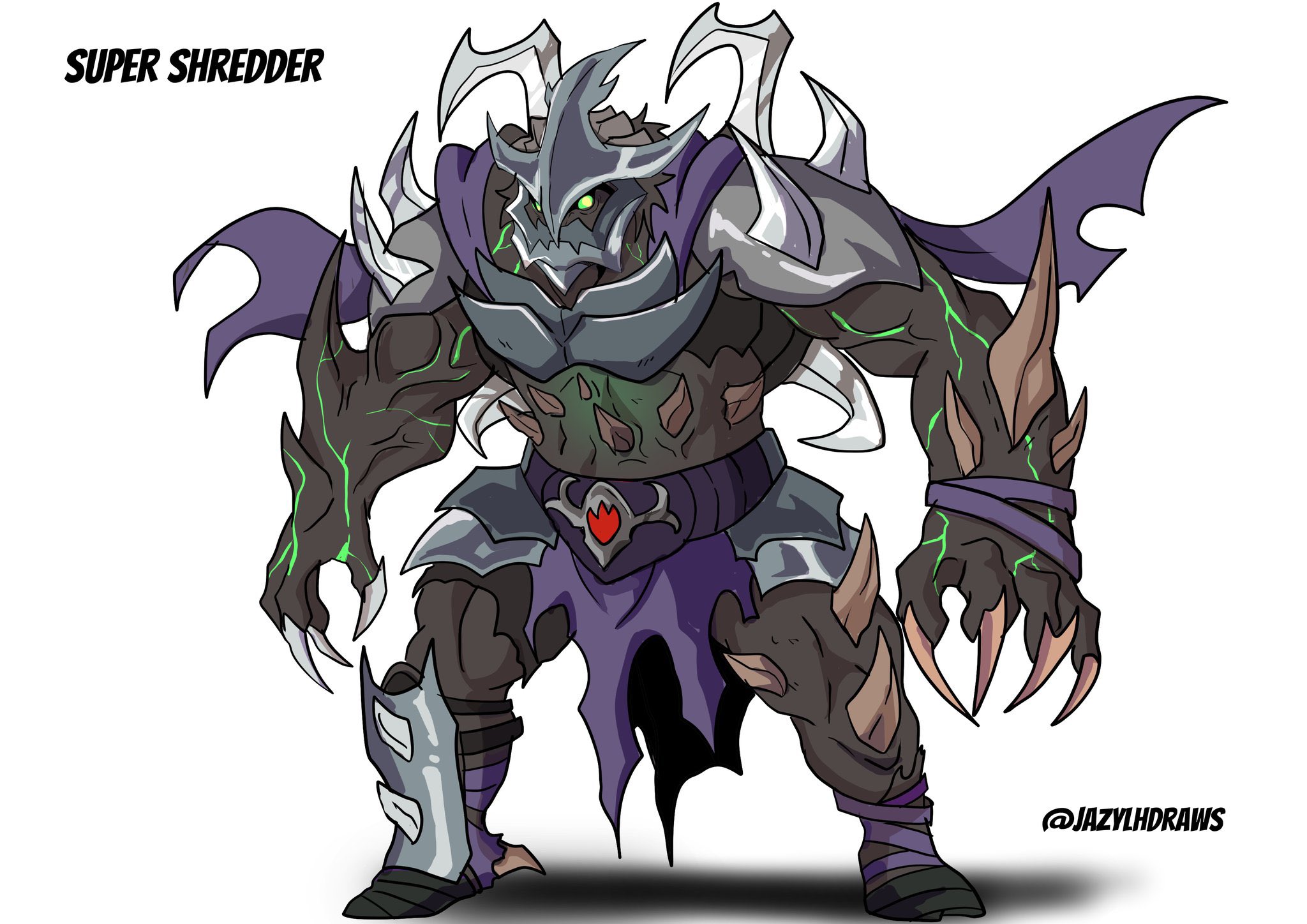 MOTUdrawingchallenge on X: "TURTLES TUESDAYS ⚔️🐢 💥Super Shredder ⚔️💀  Artwork by @Ferrell322 @sampanico And @jazylhdraws Plus Vanilla Ice; Ninja  Rap! By @Ferrell322 #motudrawingchallenge #tmnt #teenagemutantNinjaturtles  #supershredder ...