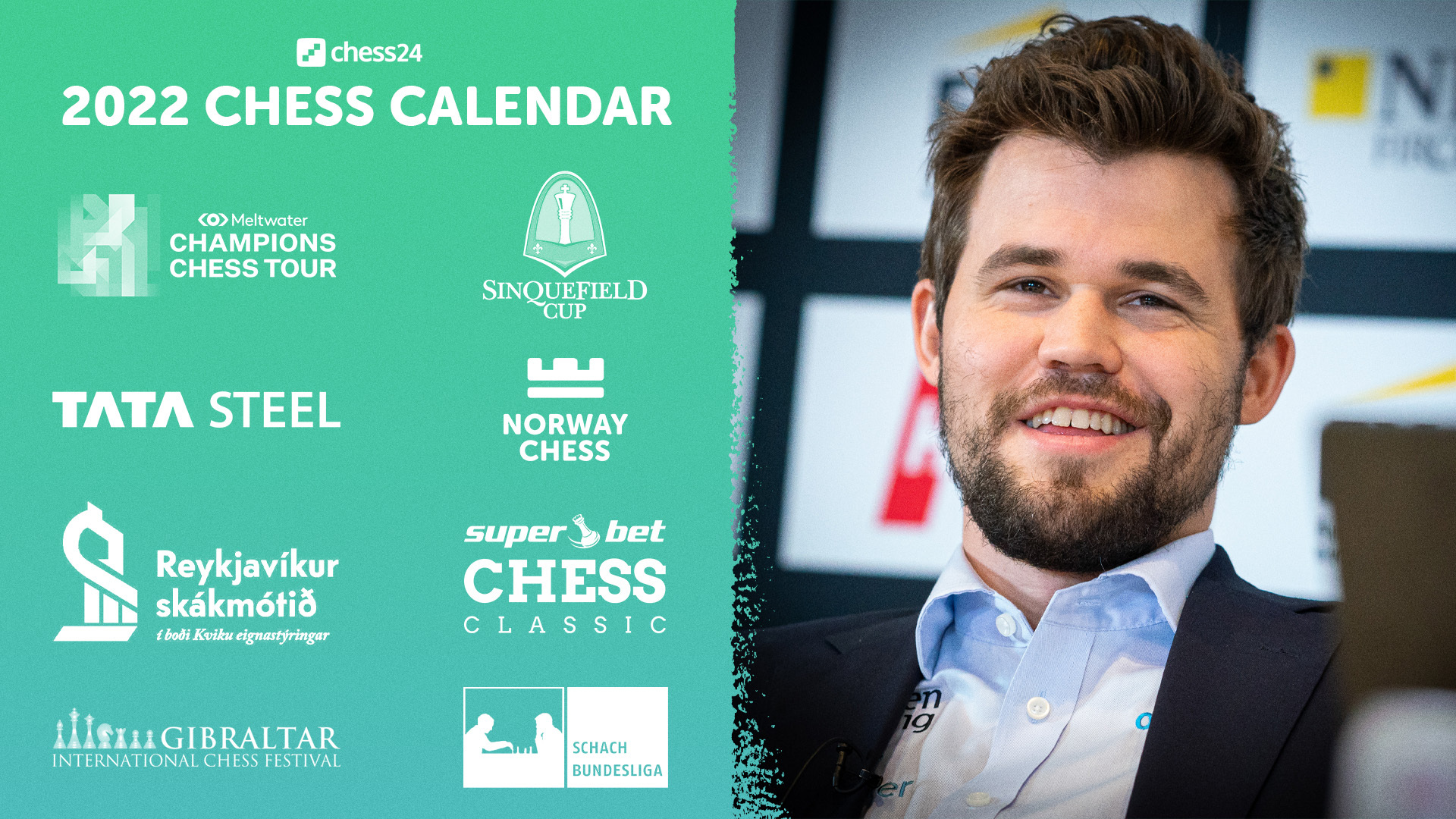 chess24.com on X: Magnus Carlsen & co. are back in action for  #TataSteelChess is under 2 weeks time, while 2022 is set to see another Candidates  Tournament, the 1st OTB Olympiad in