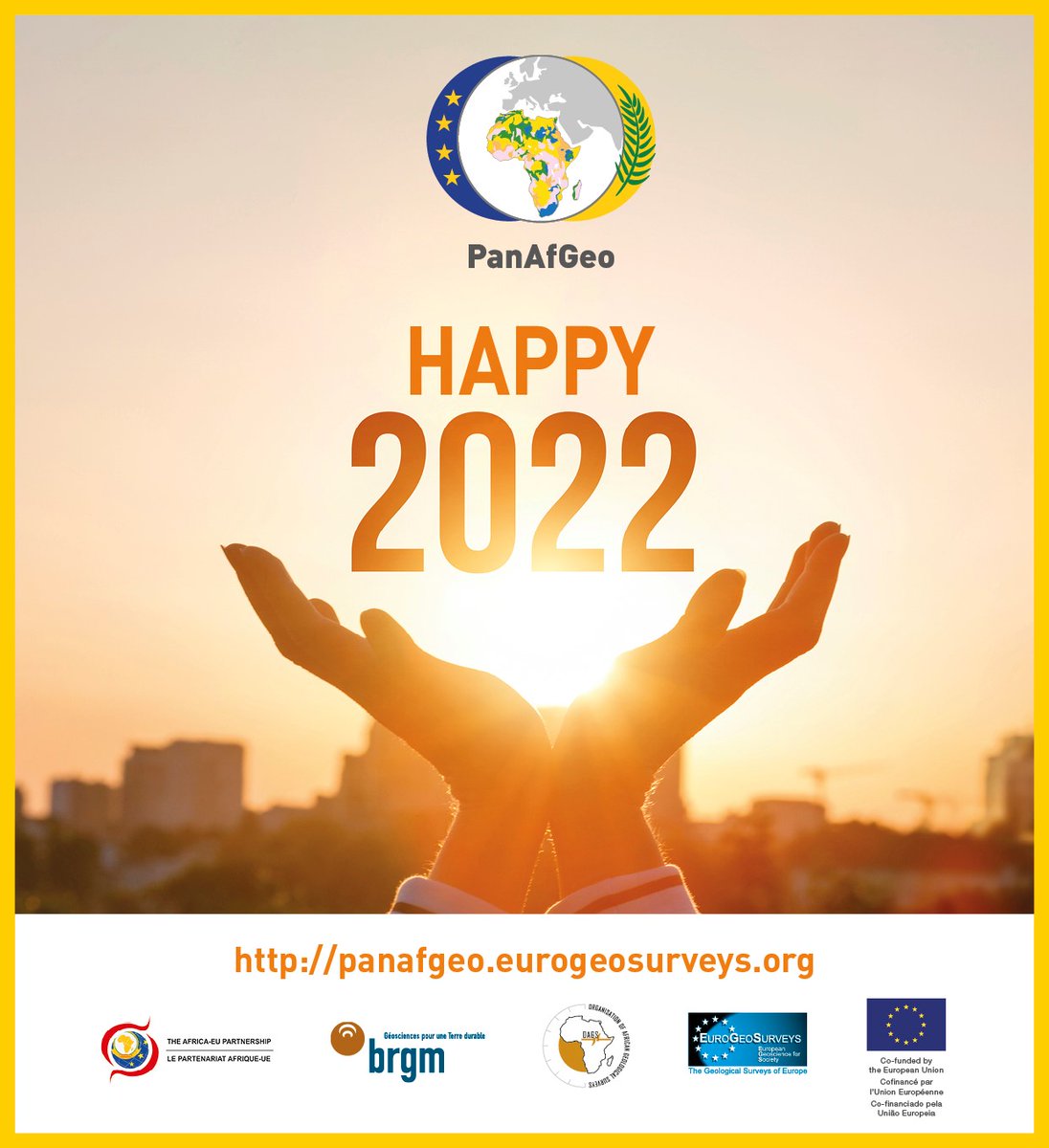 The #PanAfGeo2 project wishes all a Happy and Joyous New Year 2022🎊🎉

#HappyNewYear2022🌍