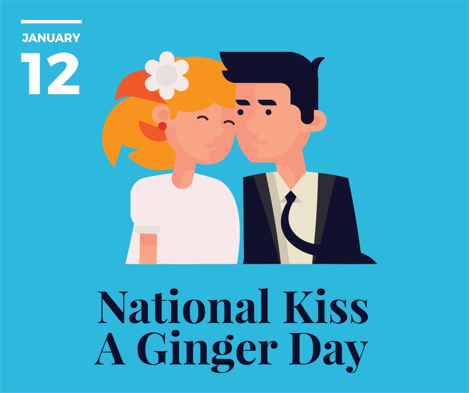 MarketProCoSEO's tweet photo. Kiss a Ginger day was started in 2009 and celebrates the truly rare genetic makeup of beautiful redheads! Their fair skin and beautiful auburn hair makes them some of the most attractive people on earth, with only 1-2% of the population sharing these traits! https://t.co/uSQZWgsdKm