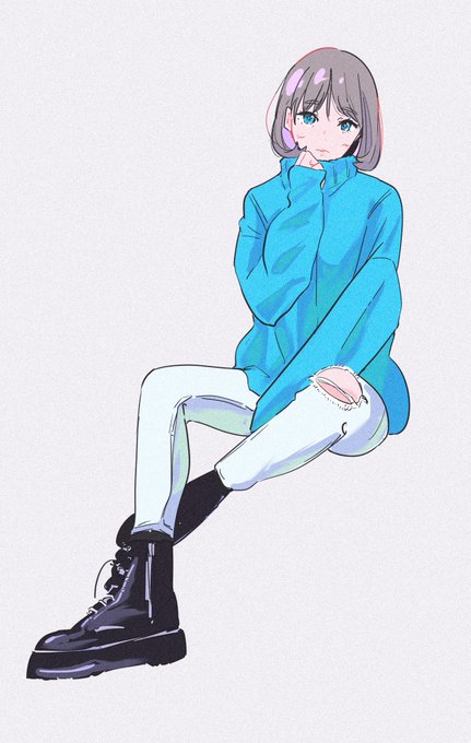 「long sleeves torn clothes」 illustration images(Latest)｜21pages