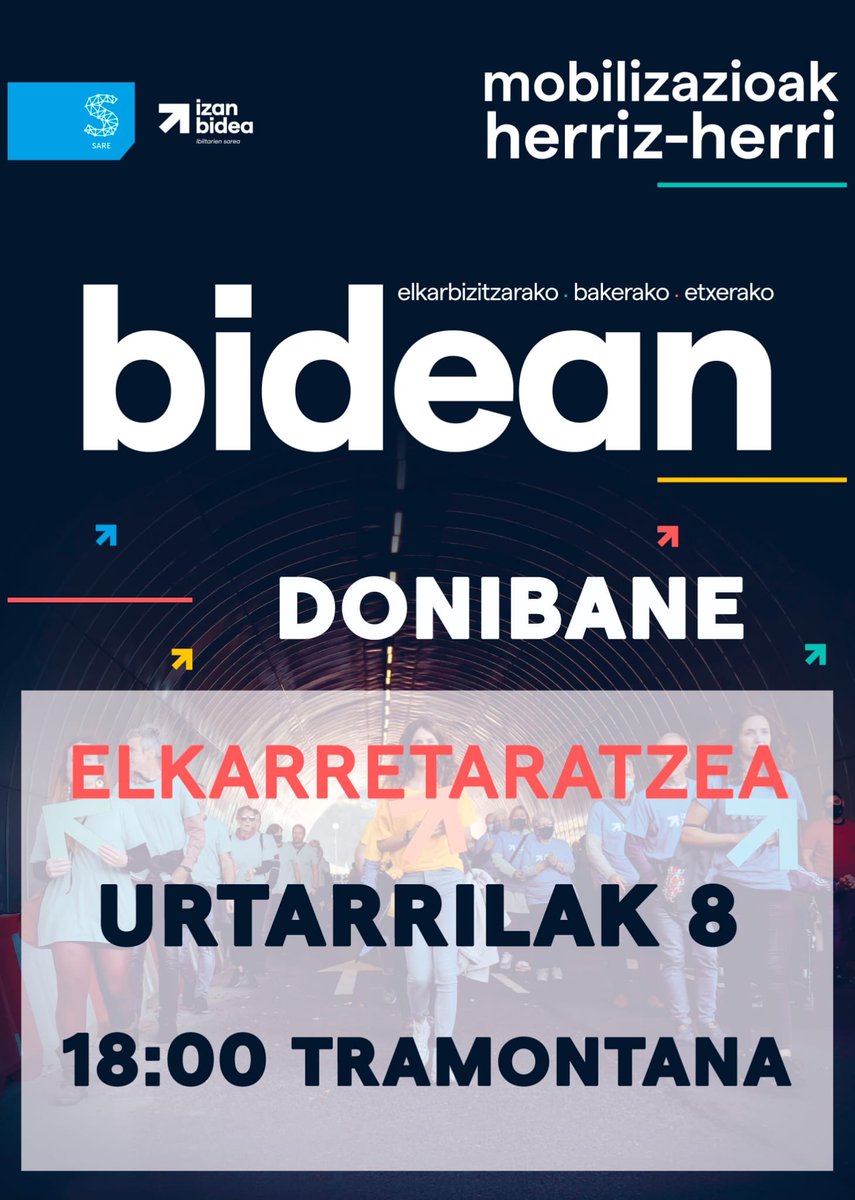 ernaidonibane's tweet photo. DONIBANE PRESOEKIN BAT!
Asteburu honetan bi zita garrantzitsu ditugu auzoan.
Ostiralean 18:30tan:
📍Auzo lokalean
Larunbatean 18:00tan:
📍Tramontana

#gazteokzuekin #ibilian https://t.co/x9ALZDzSQU