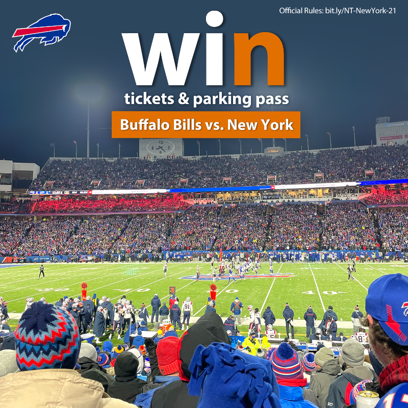 FOLLOW us @northtownauto and RT this post for a chance to win!! We're giving away a pair of tickets & a parking pass to the Buffalo Bills game vs. New York on Sunday, January 9th 🎉 * One winner selected Friday, Jan. 7th