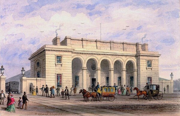 RFPropertiesUK's tweet photo. #DYK that Nine Elms had a rich railway history, long before the #NorthernLineExtension?

Handling around 100 million passengers a year, the historic rail station was a vital link between the capital and Southampton docks throughout the 19th century.

More: https://t.co/AKDIMlw435 https://t.co/ErkSr6IcY8