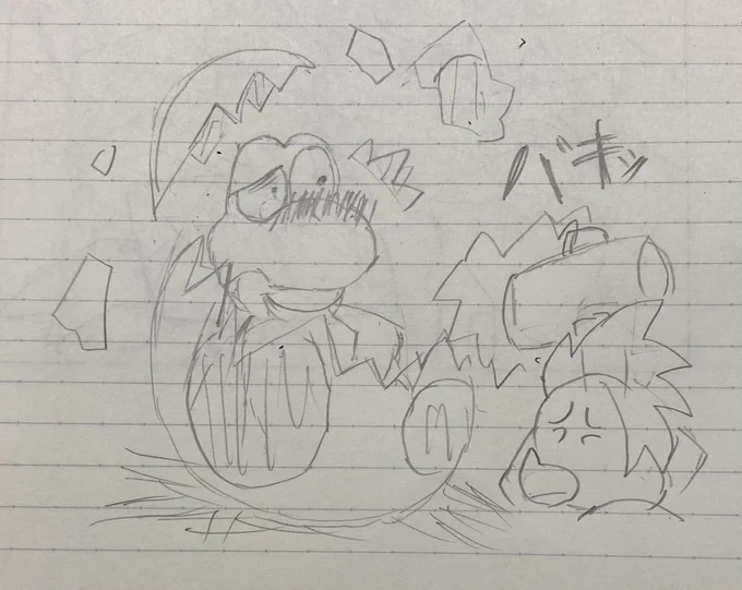 オ〇二ーしてるのがバレたヨッシー 