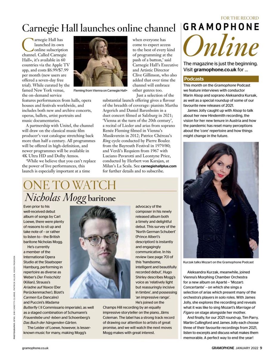 JamsColeman's tweet photo. Thrilled by this review by @hugojeshirley in @GramophoneMag for our Loewe CD! 📀💿📀
“it’s good to hear these pieces, too seldom represented on disc, and welcome this handsome, intelligent and beautifully recorded debut from two fine young artists.”
@nickmogg is One To Watch!👀👇 https://t.co/z1TKohADvP