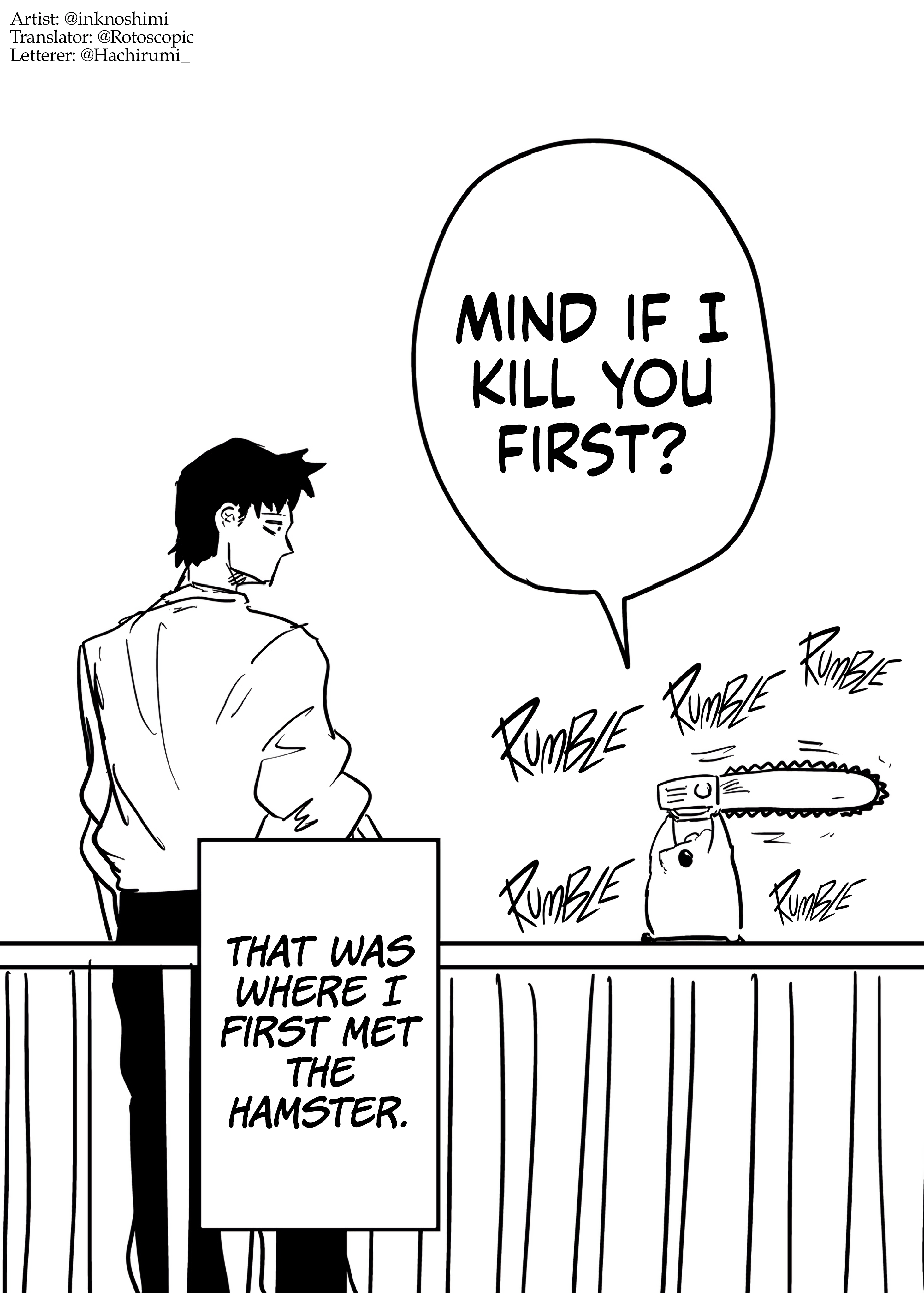The Crazed Murderer Reincarnated As A Hamster Translation Collection (Part 3) / Twitter
