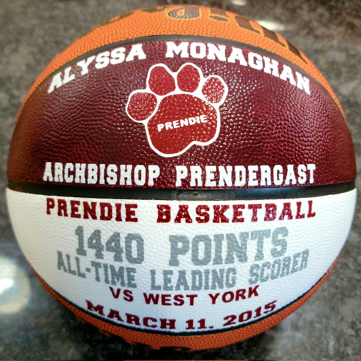 Alyssa Monaghan crushin it with 1440 Points making her Archbishop Prendergast's <a href="/Bonner_Prendie/">Bonner & Prendie</a> 🔥All-Time Leading Scorer 🔥 
Alyssa accomplished this vs West York March 11, 2015! <a href="/pandas_bball/">MBAP Girls Basketball</a>