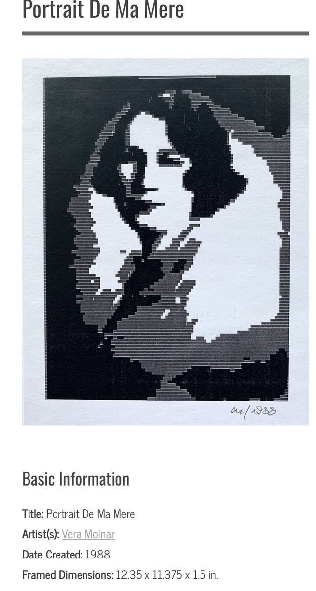 michaelspalter's tweet photo. #veramolnar 
”My mother had a wonderful handwriting. Every week she wrote me a letter. They were more and more difficult to decipher, but it was so nice to look at them… then, there were no more letters…So I went on to write letters of hers to myself, on the computer of course” https://t.co/HsbNW2t3NX