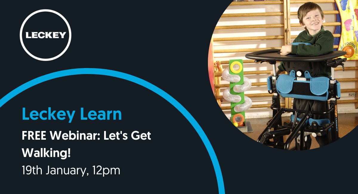 There's still time to join us for a FREE webinar on 19th January!

In this webinar, physiotherapist Rebekah Tinney, will present the latest research on the challenges &amp; benefits of active mobility for children with additional needs. 

Sign up here: leckey.com/webinar-regist…