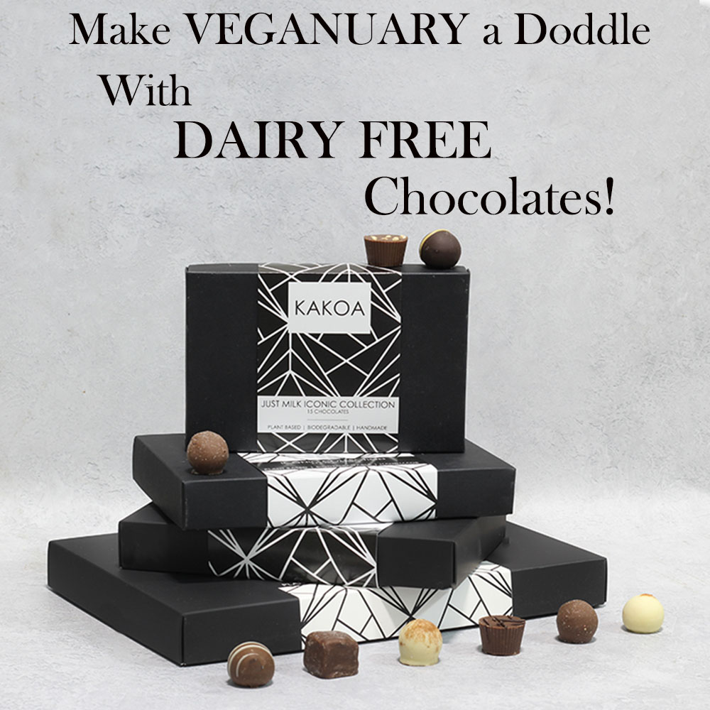 The perfect treat for veganury. We think Kakoa is the best vegan chocolate available and you can trust that we have tried a few!

'Lovely chocolates bought for my daughter who won't share them! They are that good'. A Moore

> bit.ly/3eGP4E4