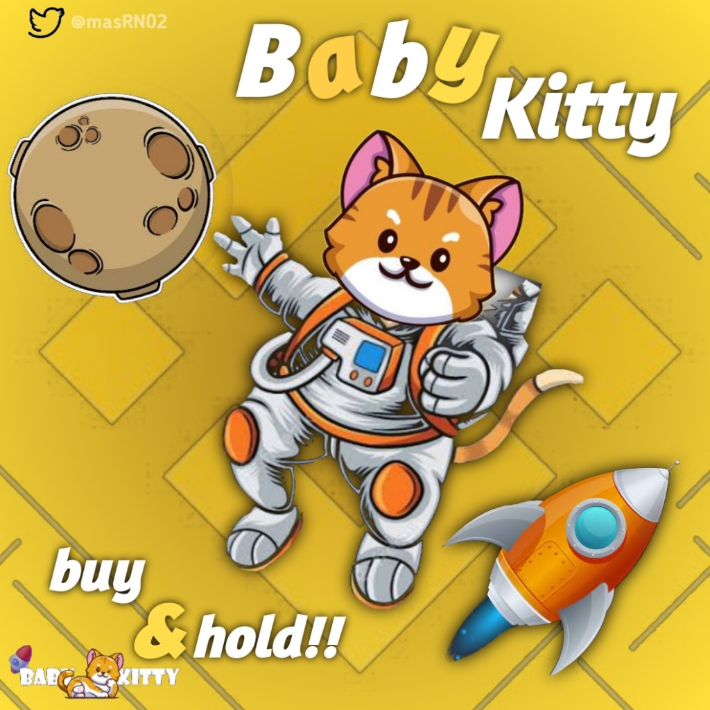 masRN02's tweet photo. @WatcherGuru @BabyKitty_1 #babykittyarmy #ToTheMoon https://t.co/JMaZNWcXsq