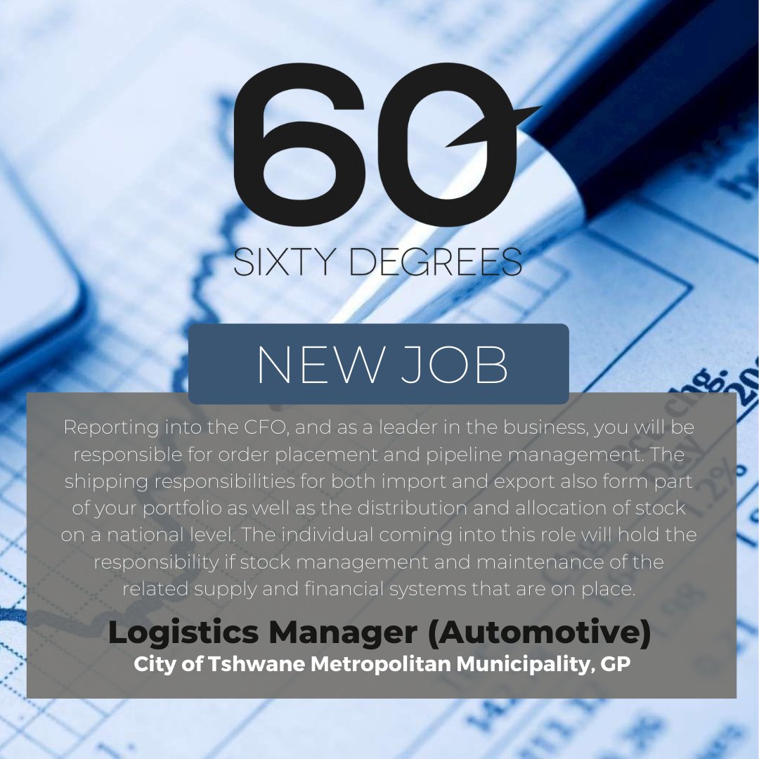test Twitter Media - New #JobAlert - Logistics Manager (Automotive) in
City of Tshwane Metropolitan Municipality, GP

For more information & to apply, please click on the link below;
https://t.co/KqqBuG50OD

#LogisticsManager #AutomotiveIndustry #Gauteng #Hiring https://t.co/9LHLblbsFO