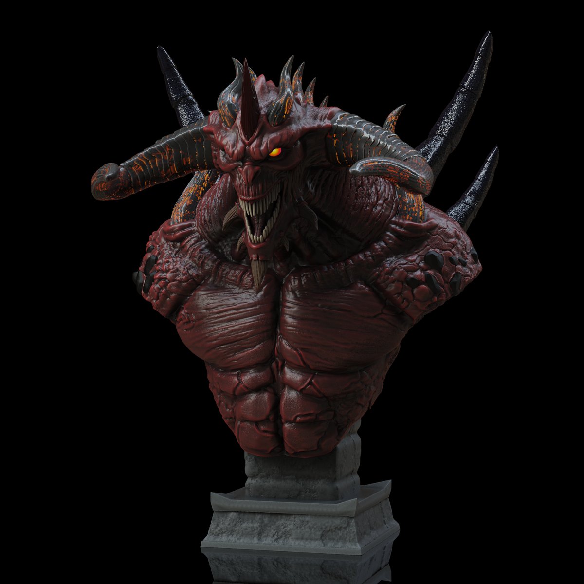 The Lord of Terror himself, Diablo 🤘

#3Dprinting #zbrush