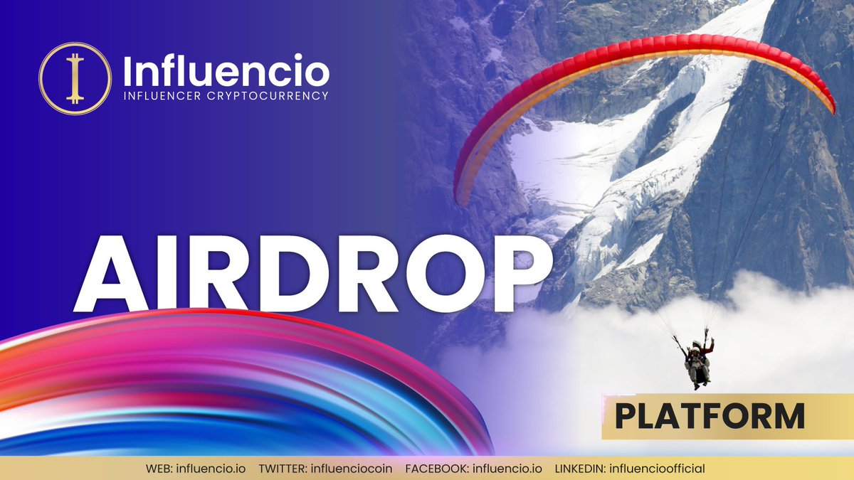 ⭐️#INFLUENCIO Community Giveaway #airdrop is live!

🎉$3000 $BUSD to be distributed among the participants

👉Join by using airdrop bot in Telegram t.me/Influencio_air…

🗓️Ends on Jan 14th

Are You One of Us? influencio.io

#Airdrops <a href="/airdropinspect/">Airdrop Inspector</a>