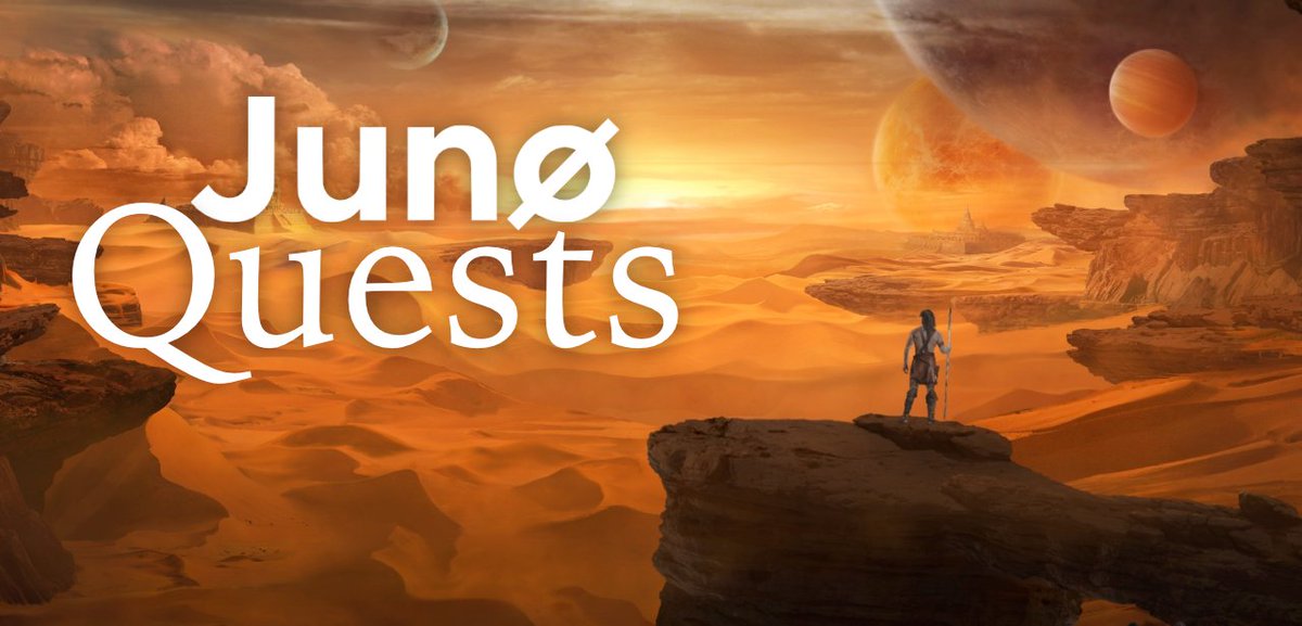 CosmosChain's tweet photo. Embark on quests, gain experience, level up.
Welcome to the grind, warrior. 
Welcome to Juno Rewards.

https://t.co/3dRQCoSPEE

$JUNO $ATOM #Cryptocurrency #blockchain #giveaways #ethereum #competition https://t.co/xCWYhYKJZi