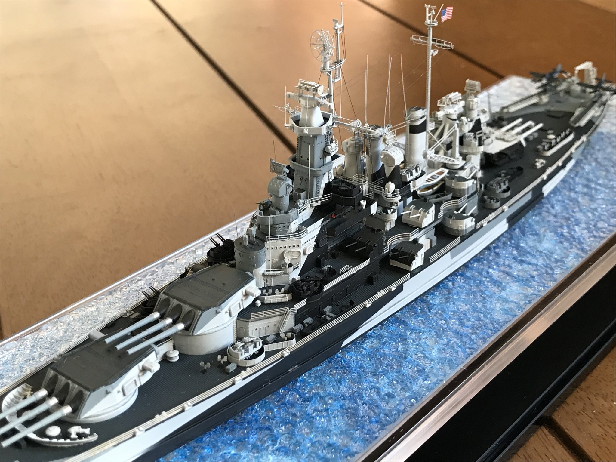 トランペッター 1/700 アメリカ海軍ノースカロライナ級戦艦 BB-56
