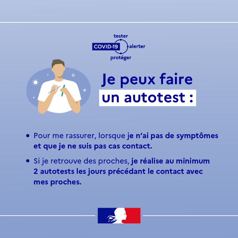 gouvernementFR's tweet photo. #COVID19 | RT-PCR, antigénique ou autotest : quel test choisir en fonction votre situation ?
Retrouvez nos indications ⤵️

Pour en savoir plus : https://t.co/SeQSsKtRfa
@Sante_Gouv
