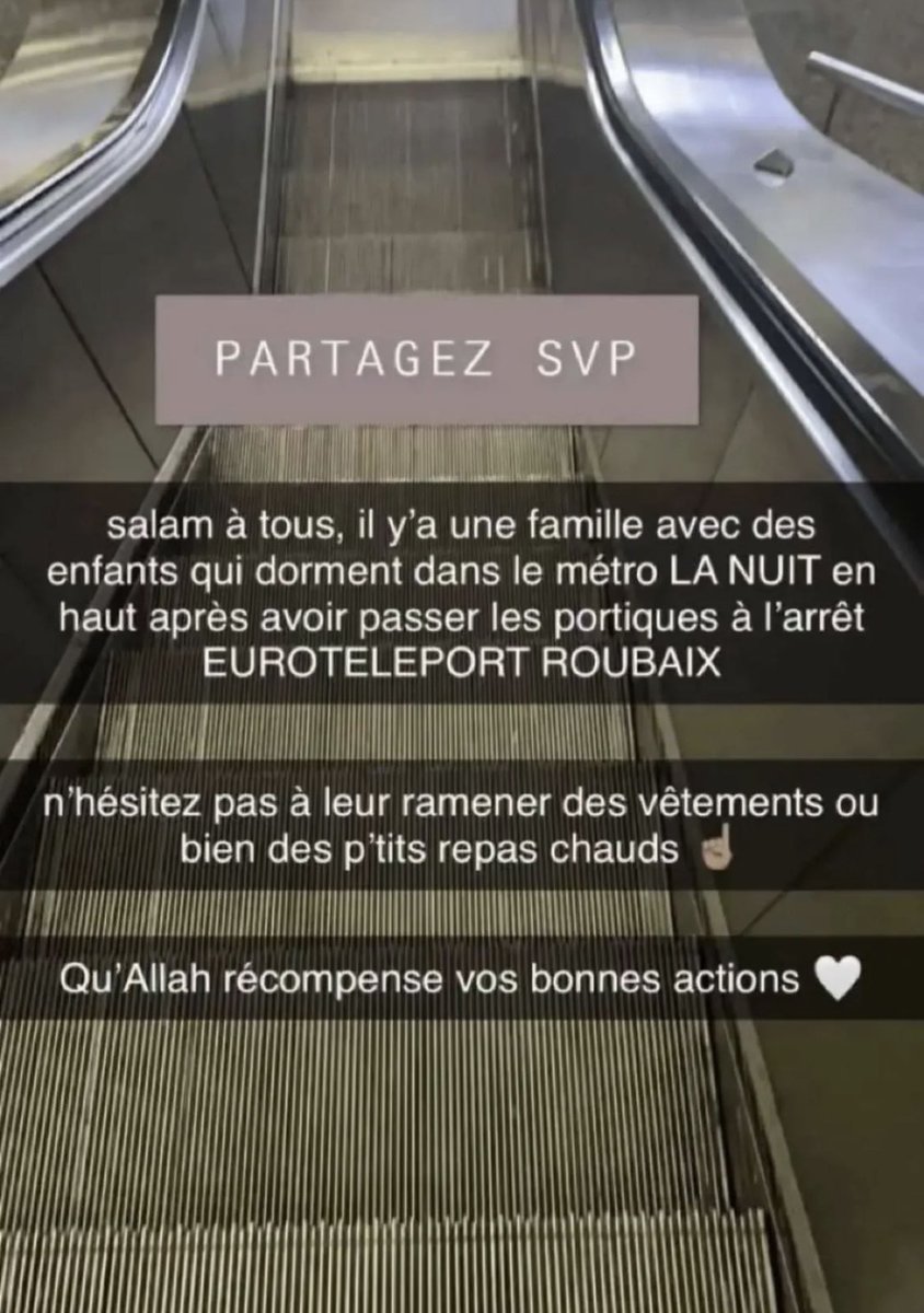 Un maximum de partage svp