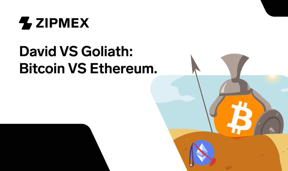 zipmex's tweet photo. 🤷 Is Ethereum like Bitcoin? Is Bitcoin like Ethereum? Some say ETH will eventually overtake BTC while others believe Bitcoin will always be the crypto king.
What’s the truth? Find out in this article 👉🏻 https://t.co/1Kcdp4JYb6
#Zpmex #ZipLearn #Bitcoin #Ethereum https://t.co/KsSBt54Fmd