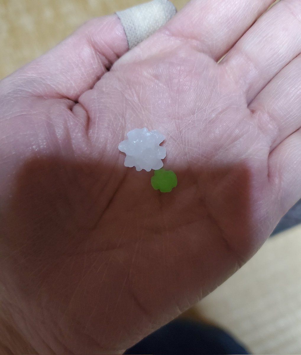 気になって買ってみた
普通のこんぺいとうより粒が大きい
ミルクの甘さおいしい 