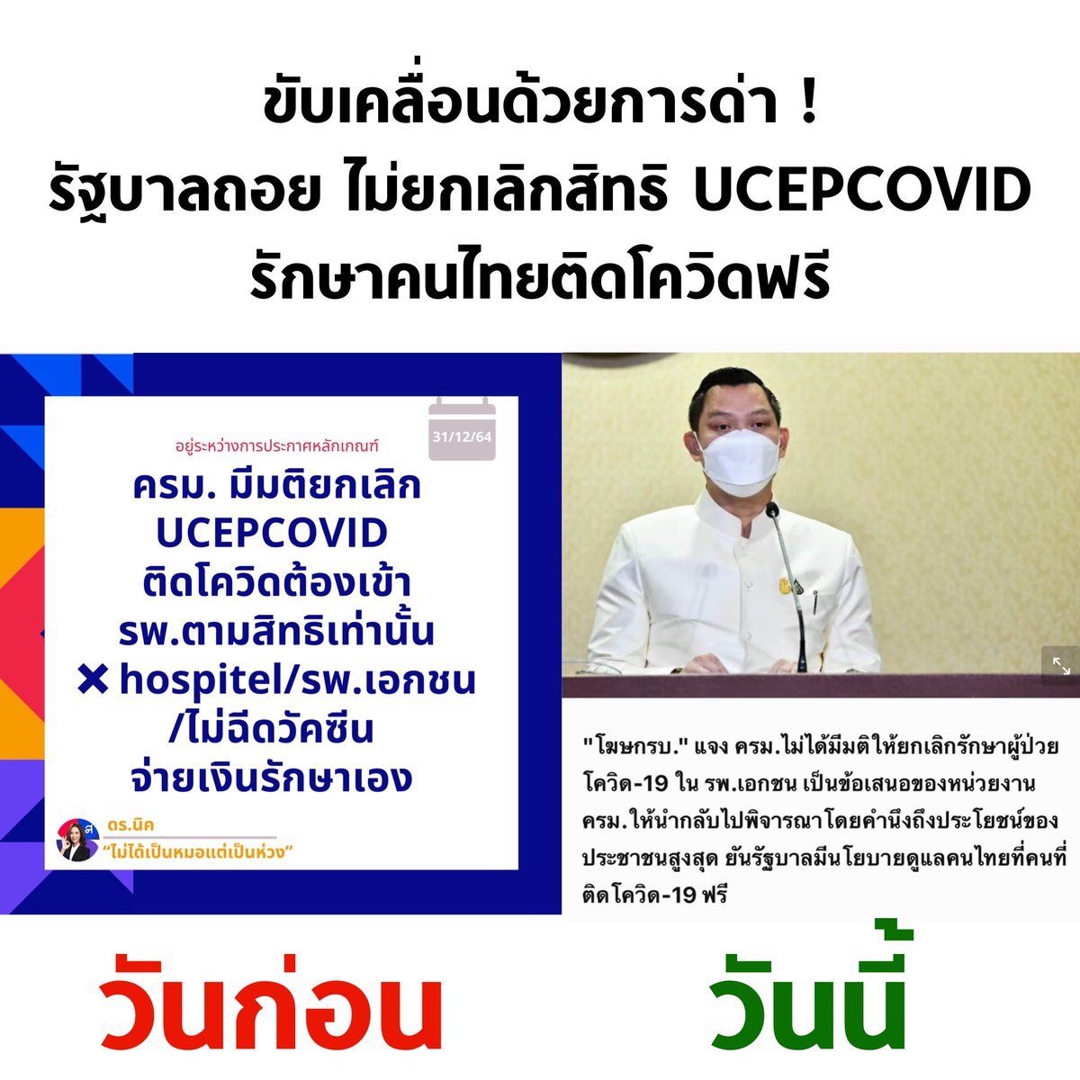 ขับเคลื่อนด้วยการด่า ไม่ด่าไม่ดีขึ้นเลยนะ

#โอมิครอน