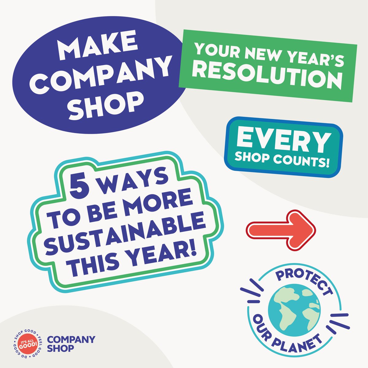 CSL_Members's tweet photo. Is your New Year’s Resolution to be more sustainable? We’re going to be sharing our top tips of how to make sustainability your priority this year. Here’s just a few ideas of how to shop good and do good.🌍💚 https://t.co/2IiU1KFELo
