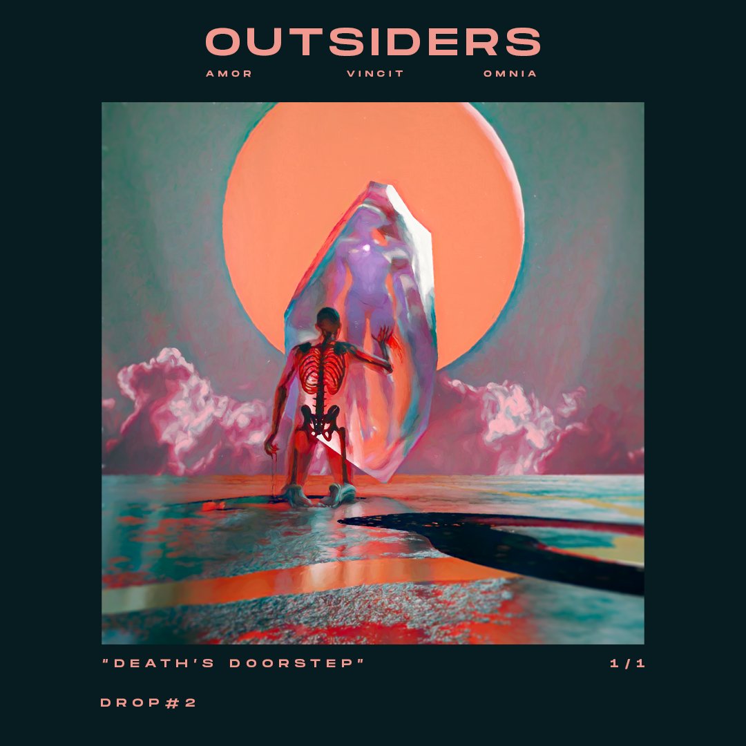 errortheory404's tweet photo. "Outsiders" Auction #1 Starts Now!

3 Drop
1/1
Start: 0.5 sol
Tick: 0.25 sol
Time: 48 hours

https://t.co/JRyESo7uQI

Auction live on 
@holaplex https://t.co/kUvGUNwpOI