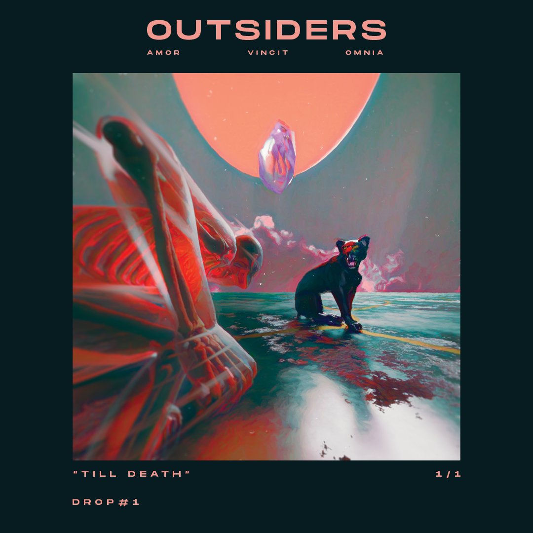 errortheory404's tweet photo. "Outsiders" Auction #1 Starts Now!

3 Drop
1/1
Start: 0.5 sol
Tick: 0.25 sol
Time: 48 hours

https://t.co/JRyESo7uQI

Auction live on 
@holaplex https://t.co/kUvGUNwpOI