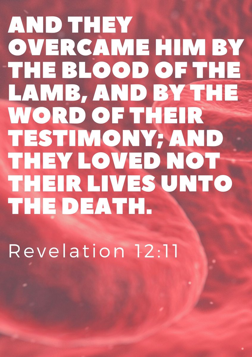 God’s sons and daughters have powerful promises! This is one of my favorite verses in Scripture because it states we must SPEAK WHAT HIS BLOOD HAS DONE! ❤️❤️❤️