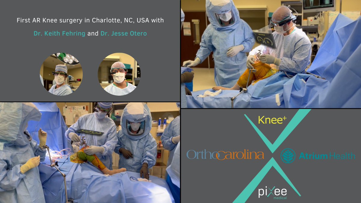 Pixee Medical (@pixeemedical) on Twitter photo <a href="/PixeeMedical/">Pixee Medical</a> is happy to announce new rounds of AR TKR surgeries at <a href="/OrthoCarolina/">OrthoCarolina</a> in Charlotte, NC, USA. We were pleased to support Knee+ augmented surgeries with Dr Fehring and Dr Otero <a href="/jesseoteromdphd/">Jesse E. Otero, MD, PhD</a>. They found the product easy to use with a very short learning curve. <a href="/PixeeMedical/">Pixee Medical</a> is happy to announce new rounds of AR TKR surgeries at <a href="/OrthoCarolina/">OrthoCarolina</a> in Charlotte, NC, USA. We were pleased to support Knee+ augmented surgeries with Dr Fehring and Dr Otero <a href="/jesseoteromdphd/">Jesse E. Otero, MD, PhD</a>. They found the product easy to use with a very short learning curve.
