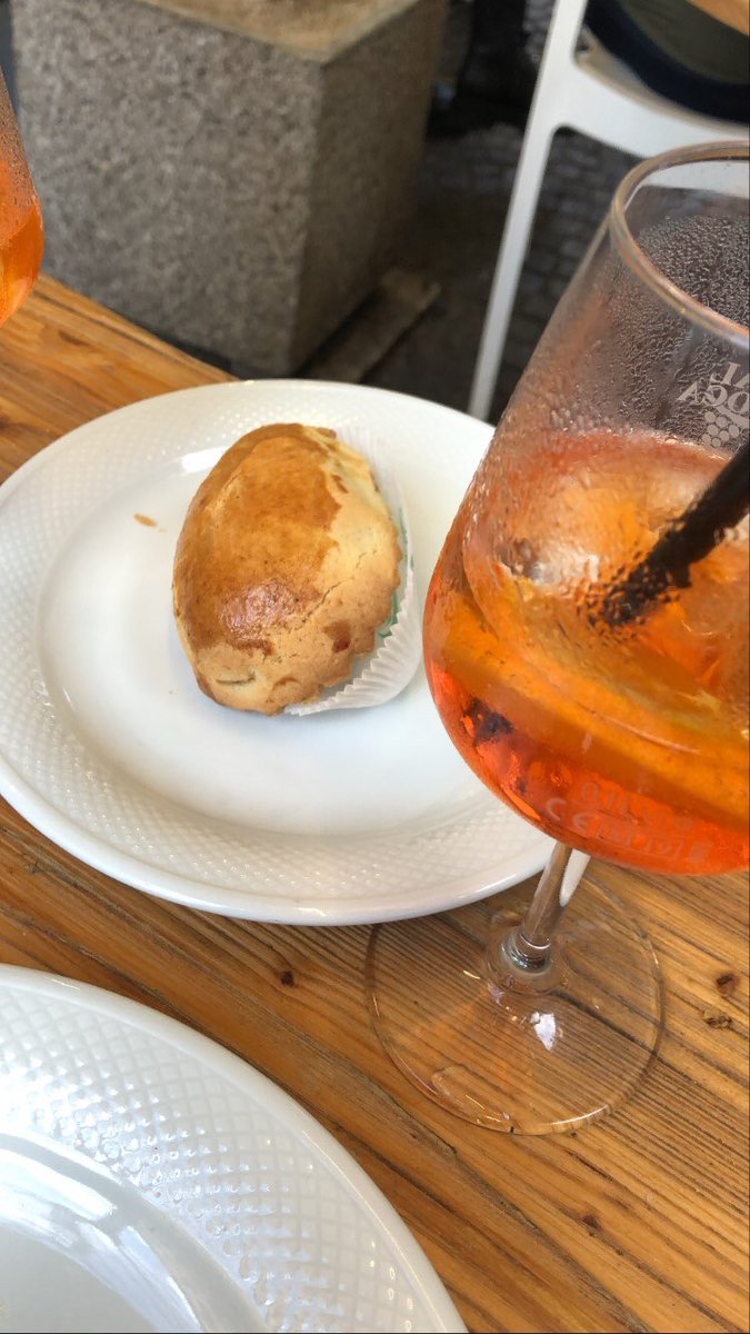 Thought it was dessert. Turned out to have delicious soft ricotta with little bits of pepperoni. Rustico! 

<a href="/ElyDamon/">Damon Ely</a>