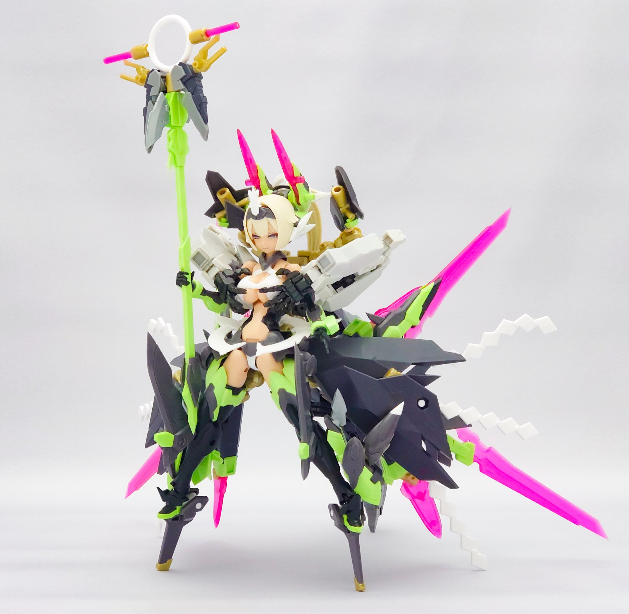 メガミデバイス 朱羅 玉藻ノ前 完成品 ジャンク プラモデル
