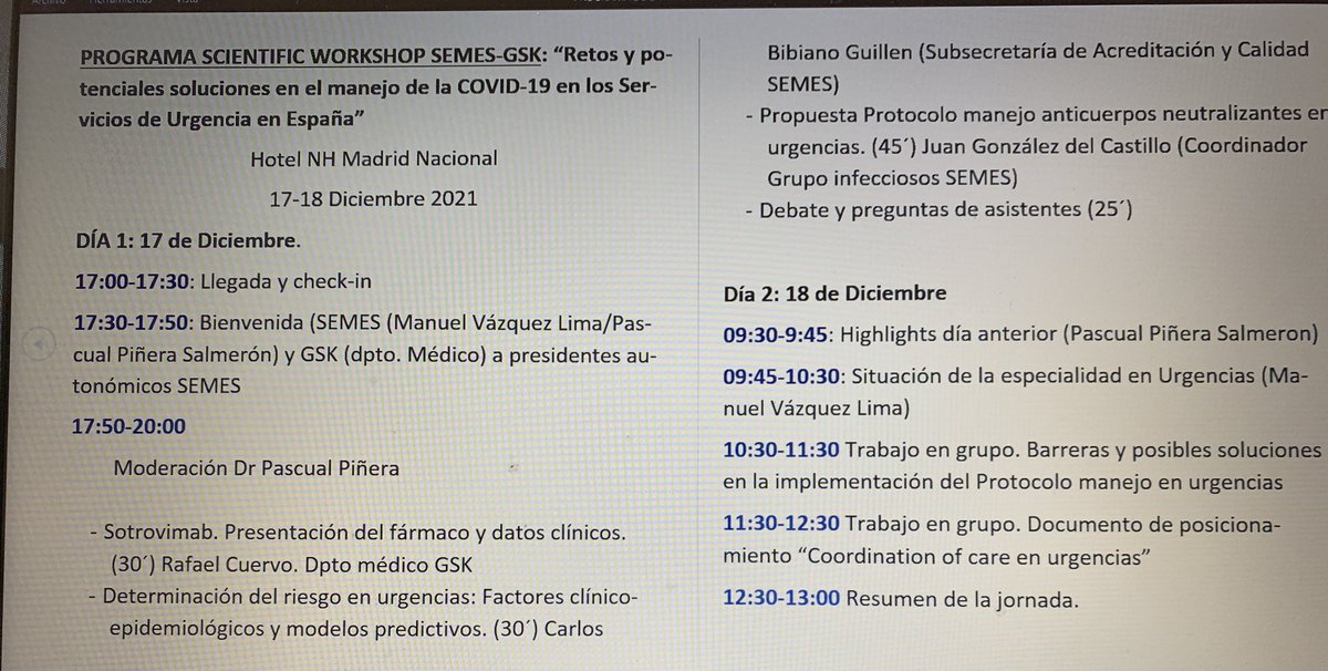 <a href="/Pablomatsol/">Pablo Matías Soler</a> <a href="/serparju/">Sergio Pardo Juan</a> Reunión realizada con presidentes autonómicos de <a href="/SEMES_/">SEMES</a>  y <a href="/infurgsemes/">INFURG-SEMES</a> el 17-18 de diciembre para tratar esta cuestión. En breve se presentará protocolo genérico. Posteriormente presentación en cada CCAA y a continuación en cada servicio.