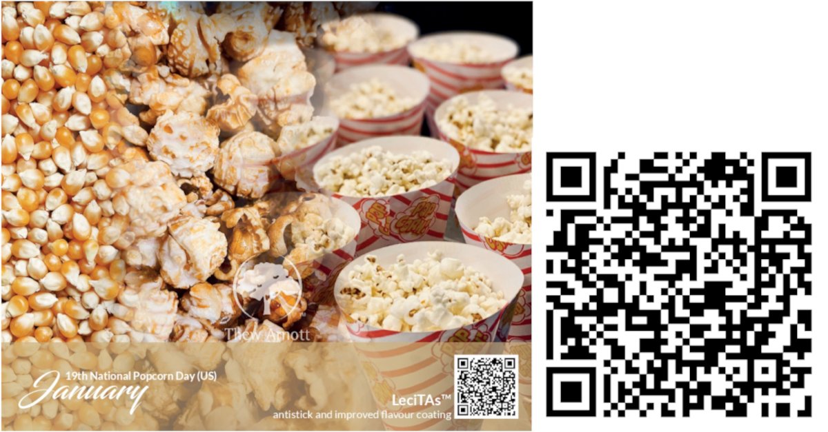 Here is January 2022.
On January 19 is National Popcorn Day in the US.

We celebrate using our LeciTAs™ range of products to make them less sticky and improve flavour coating

#food #ingredients #quality #foodholidays #popcorn #coatings #recipes