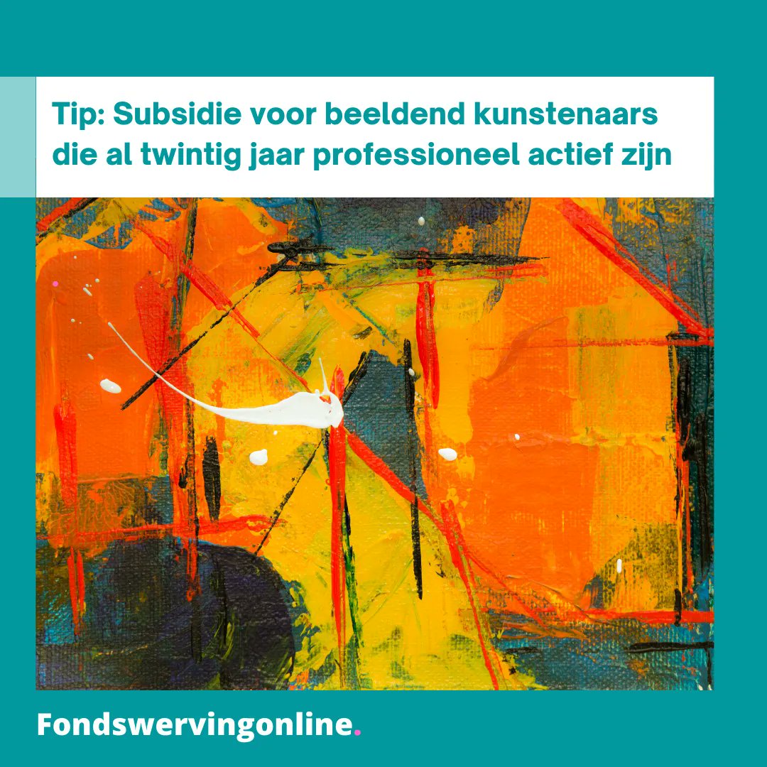 TenPages's tweet image. TIP: SUBSIDIE VOOR BEELDEND KUNSTENAARS DIE AL TWINTIG JAAR PROFESSIONEEL ACTIEF ZIJN 💥
Zo tof! Ervaren beeldend kunstenaars met financiële problemen kunnen nu tot maximaal  $ 20.000 subsidie aanvragen! 
Zie: buff.ly/3pOKPgi

#subsidie #kunst #beeldendekunst #kunstenaar